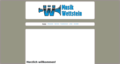 Desktop Screenshot of musikwettstein.ch
